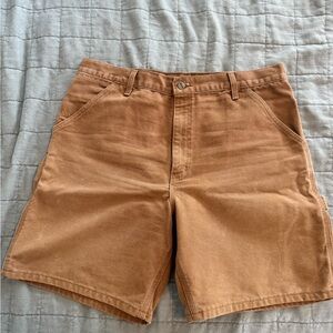 Carhartt Tan Cargo Shorts Relaxed Fit